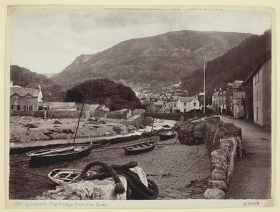 Lynmouth, Rıhtımdaki Köy, 186094. by Francis Bedford