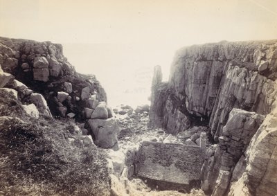[Deniz Manzaralı Kayalık Giriş], 1870