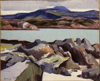 Ben More, yukarıdan Port Beag na Sligeanach (tuval üzerine yağlı boya) by Francis Campbell Boileau Cadell