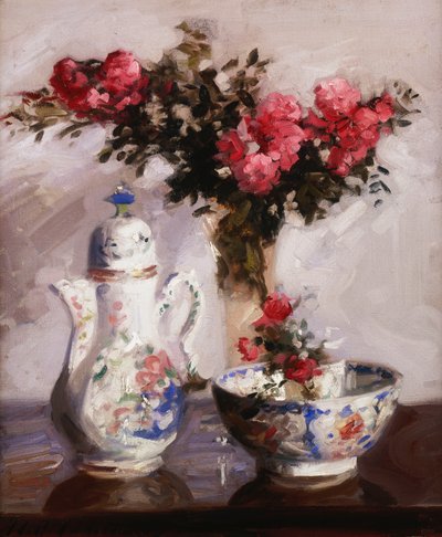 Famille Rose Cezve by Francis Campbell Boileau Cadell