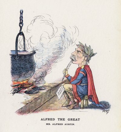 Büyük Alfred, Bay Alfred Austin (renkli taş) by Francis Carruthers Gould
