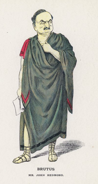Brutus, Bay John Redmond (renkli taş) by Francis Carruthers Gould