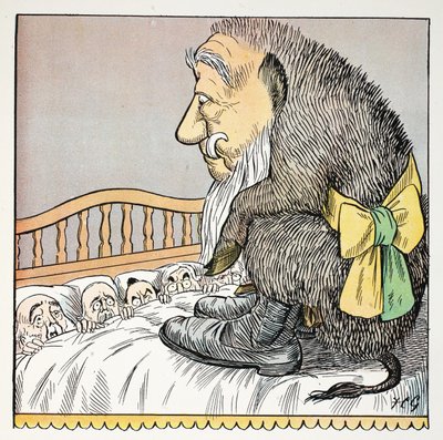 O, Struwwelpeter Alfabesinden örnek, Harold Begbie (1871–1929) by Francis Carruthers Gould