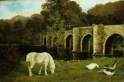 Stour Nehri üzerinde bir Köprü by Francis Cecil Boult