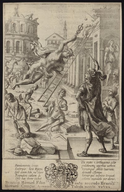 Aeneas ve Merkür by Francis Cleyn