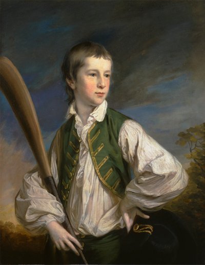 Charles Collyer, Kriket Sopasıyla Çocukken by Francis Cotes