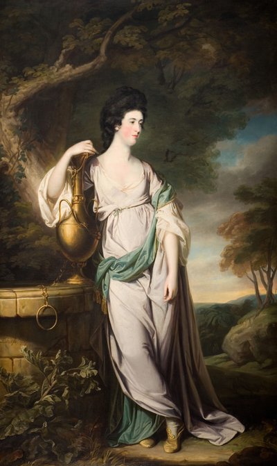 Bayan Catherine Eld'in Portresi, 1767. by Francis Cotes