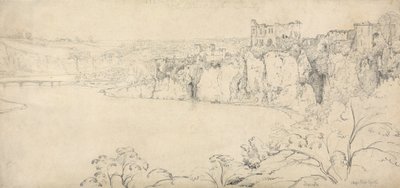 Wye'daki Chepstow Kalesi by Francis Danby