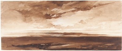 Gün batımında sahil panoraması by Francis Danby