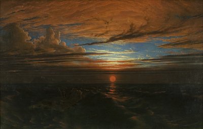 Fırtınadan Sonra Denizde Gün Batımı by Francis Danby