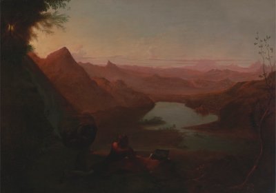 Ressamın Tatili [1844, Royal Academy of Arts, Londra, sergi kataloğu] by Francis Danby