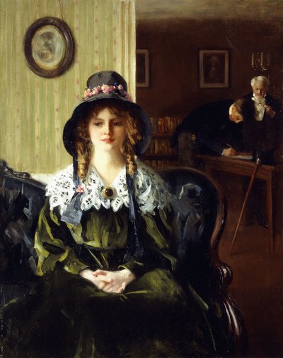 Evlilik Sözleşmesi (tuval üzerine yağlı boya) by Francis Day