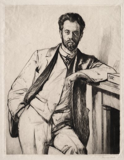 Charles Holden by Francis Dodd