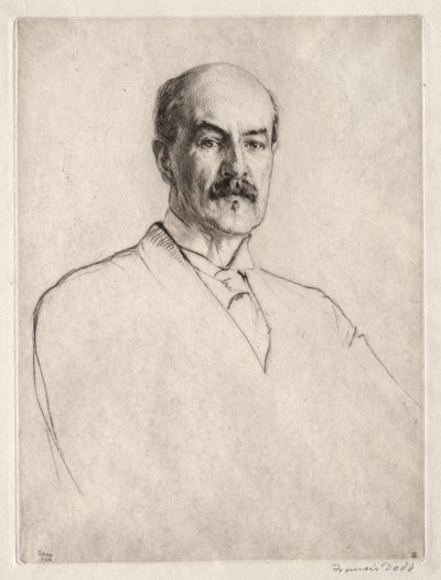 Profesör Oliver Elton by Francis Dodd