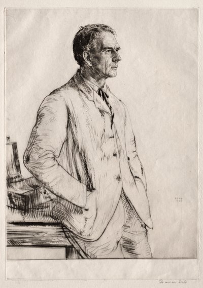 Muhterem C. H. Sırıtarak by Francis Dodd