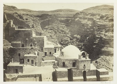 Mar-Saba Manastırı, Kudüs Yakınları by Francis Frith