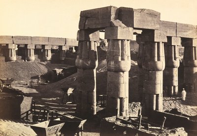 "Mısır ve Filistin": Luksor tapınağında (El-Uqsor), Mısır