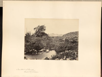 Elişa tarafından iyileştirilen Eriha Çeşmesi by Francis Frith