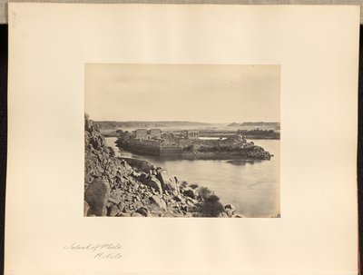 Philae Adası, Nil kıyısı by Francis Frith