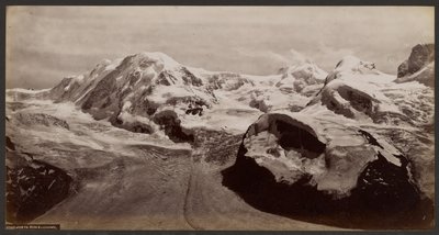 Monta Rosa ve Lyskamm by Francis Frith