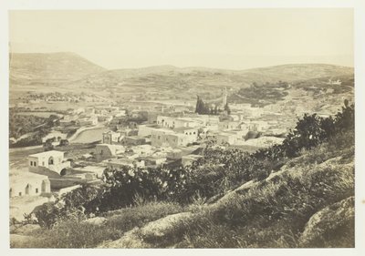 Nasıra, Kuzey-Batıdan, 1857. by Francis Frith