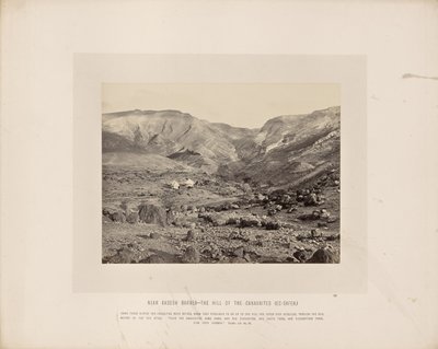 Kadeş Barnea yakınlarında - Kenanlıların Tepesi (Ec-Safeh) by Francis Frith