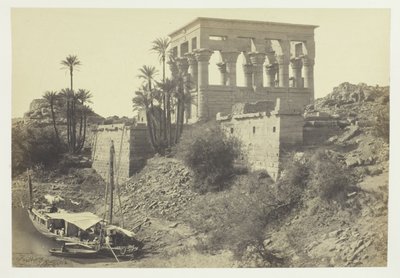 Pharoahs Yatağı, Philæ Adası by Francis Frith
