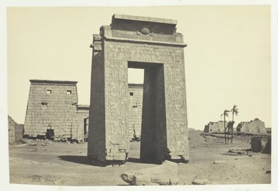 Heykel Geçidi, Karnac, 1857. by Francis Frith