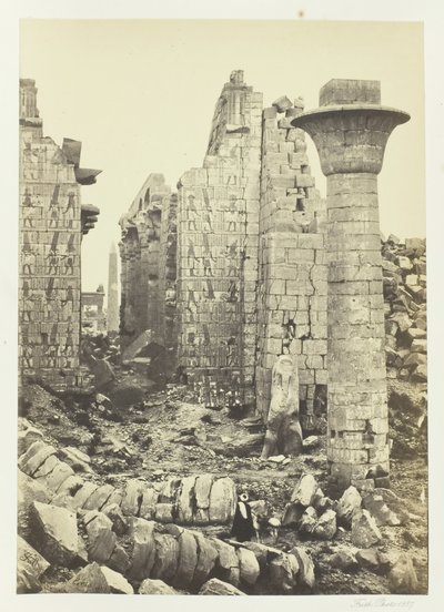 Shishak Mahkemesi, 1857. by Francis Frith