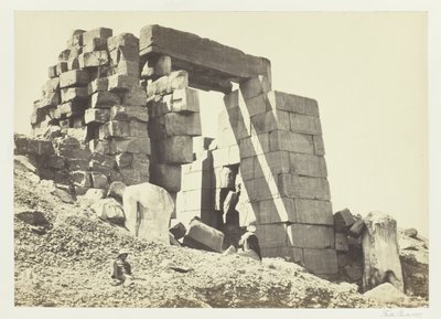Granit Pilon, Teb by Francis Frith