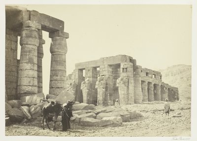 Memnonium, Thebes, Ovadan by Francis Frith
