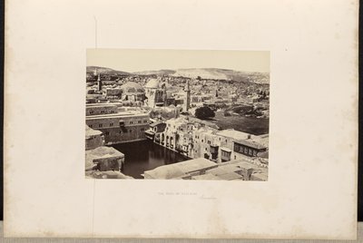 Hizkiya Havuzu, Kudüs by Francis Frith