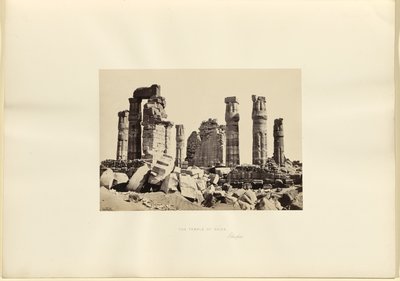 Soleb Tapınağı, Etiyopya by Francis Frith