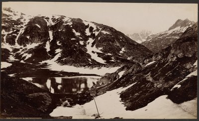 Tordensee ve Finsteraarhorn by Francis Frith