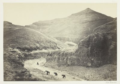 Kralların Mezarı Vadisi, Thebes by Francis Frith