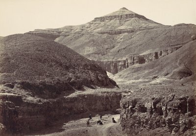 Kral Mezarları Vadisi, Thebes, 1857. by Francis Frith