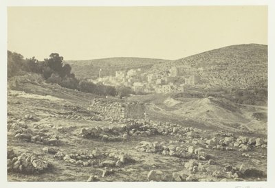 Hebron'dan görünüm, 1857. by Francis Frith