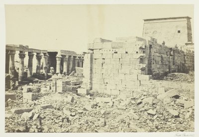 Philæ Adası'nda Görüntüle by Francis Frith