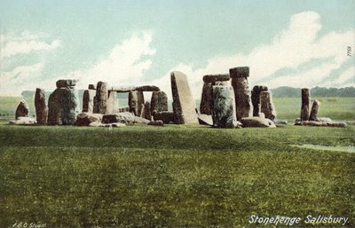 Stonehenge, Wiltshire (renkli fotoğraf) by Francis G. O. Stuart