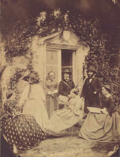 Claudet Aile Grubu, Chateau de la Roche, Amboise, 1856. by Francis George Claudet