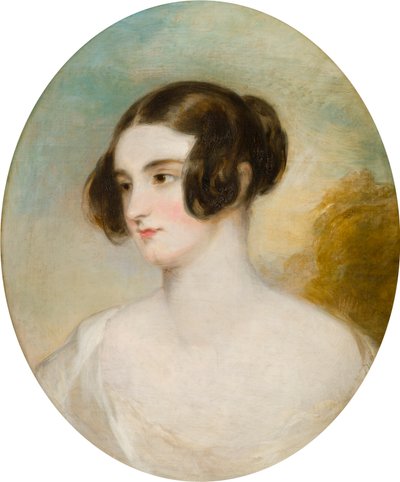 Hon portresi. Henrietta Maria Forester, Leydi Albert Conyngham (1809-1833), c.1829-33 (tuval üzerine yağlı boya) by Francis Grant