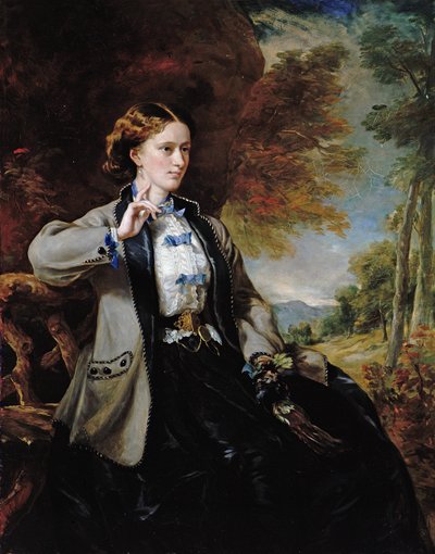Hon portresi. Bayan Meynell-Ingram (tuval üzerine yağlı boya) by Francis Grant