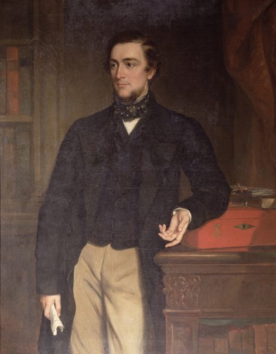 Sidney, Lea Lordu Herbert, 11. Pembroke Kontu (1810-61) by Francis Grant