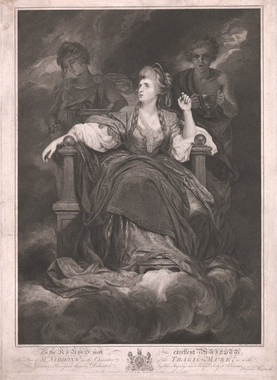 Trajik İlham Perisi Karakterinde Bayan Siddons by Francis Haward