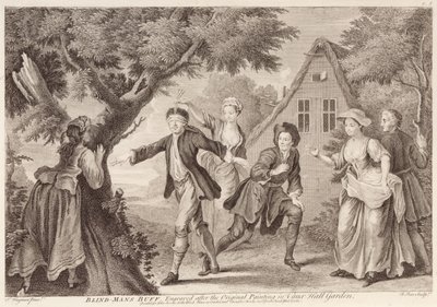 Kör Adam Buff, Remi Parr tarafından oyulmuş (fl.1723-50) by Francis Hayman