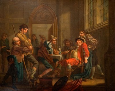 Sir John Falstaff Acemi Yetiştirme, 1765. by Francis Hayman