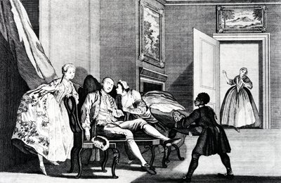 Bir Öpücük Çalmak, c, 1743 by Francis Hayman