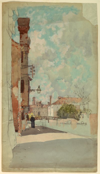 Kanal, Venedik, İtalya by Francis Hopkinson Smith