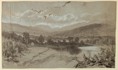 Üç bina ile manzara by Francis Hopkinson Smith