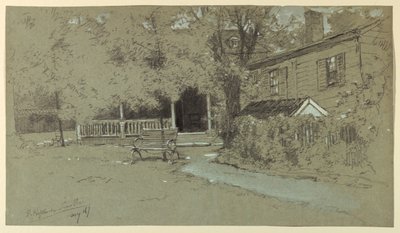Eski Hopkinson Evi, Bordentown, NJ by Francis Hopkinson Smith